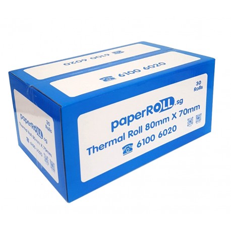 Thermal Paper Roll 80 x 70 (30 Rolls Bundle Package)